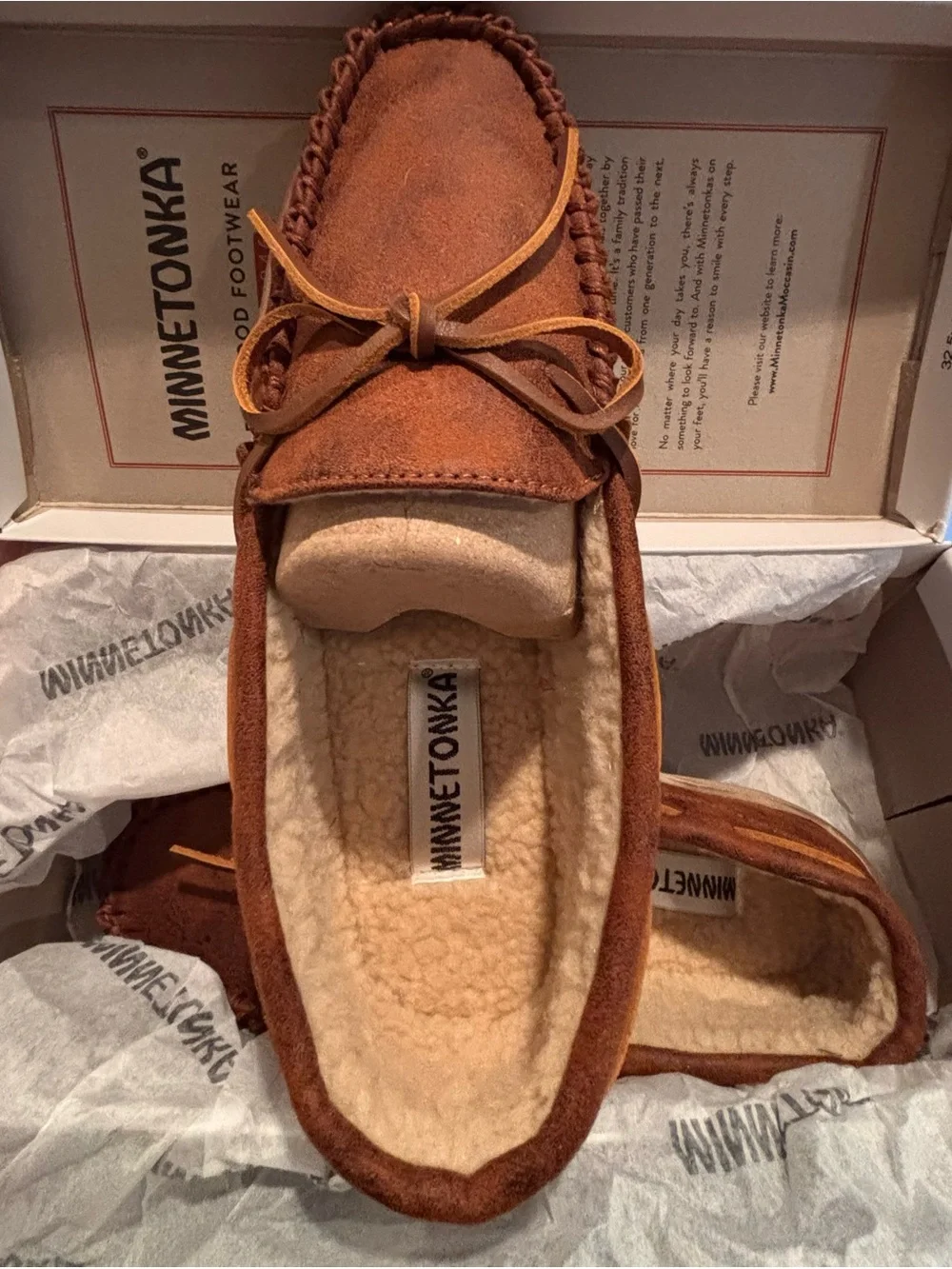 Minnetonka classic suede